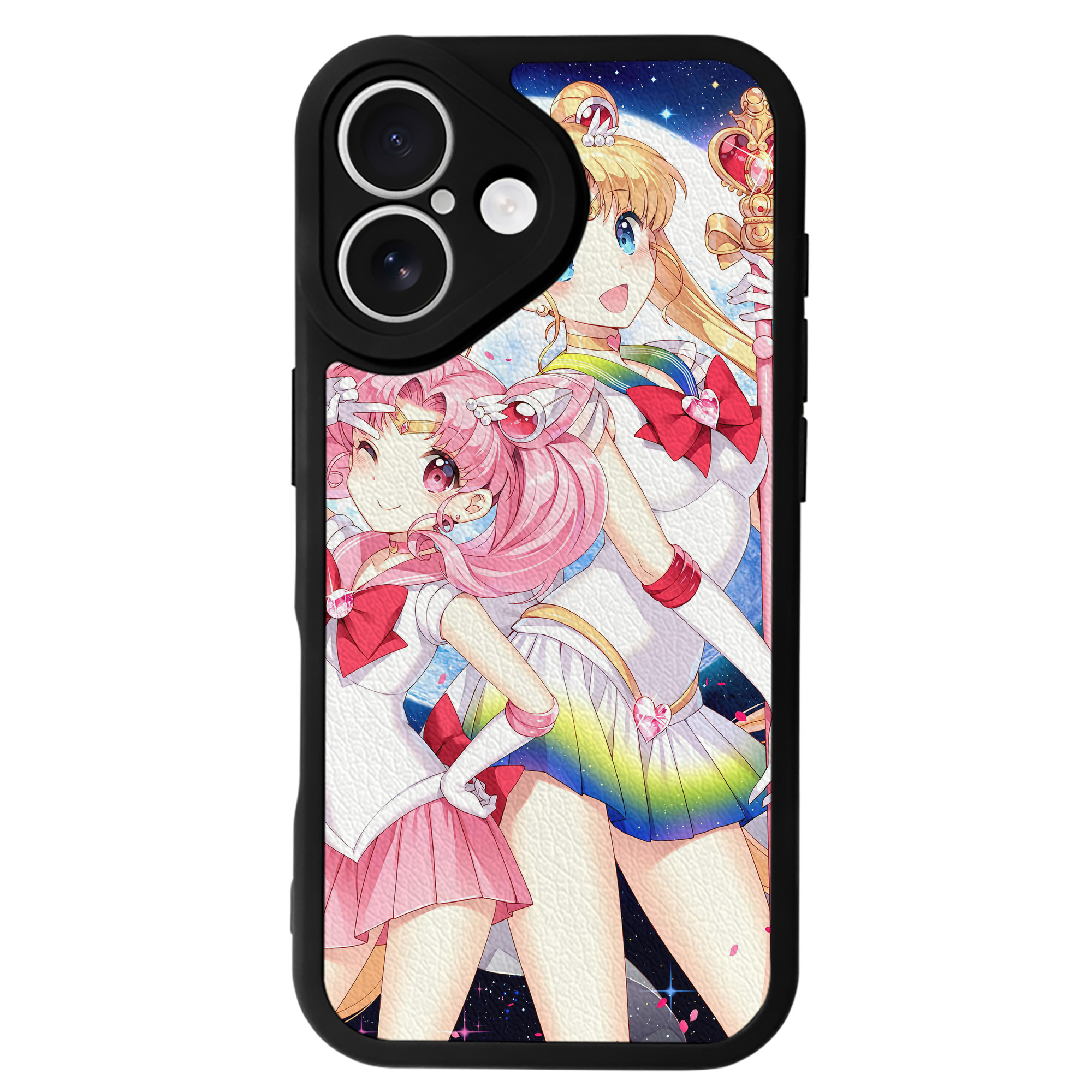 （画像用） 美少女戦士セーラームーン Sailor Moon 【iPhone 16シリーズ対応】シリコンスマホケース（レザー調） 材質：シリコン